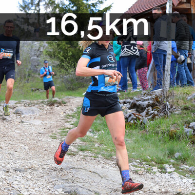 16,5km - Trail des 4 Lacs